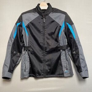 Bilt Calypso 2 Women's Mesh Motorcycle Jacket Size M Black Bike Riding Gear‎